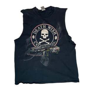 Death Wish Coffee NASCAR Ty Dillon 95 Sleeveless T Shirt XL